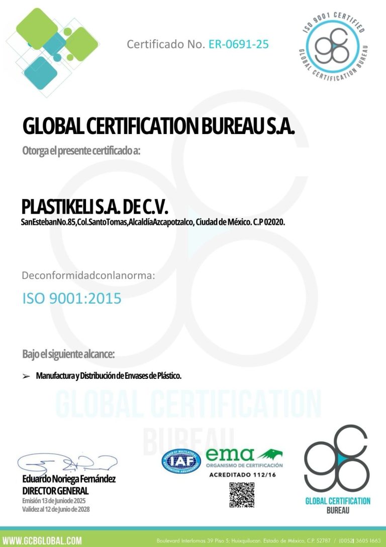 Imagen Certificación ISO 9001:2015